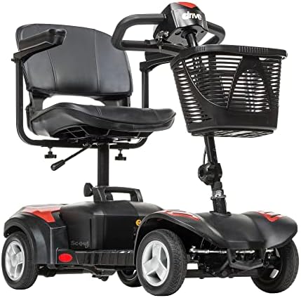 Drive Medical Drive Medical Scout Compact Travel Power Scooter, 4 Wheel - Image 6