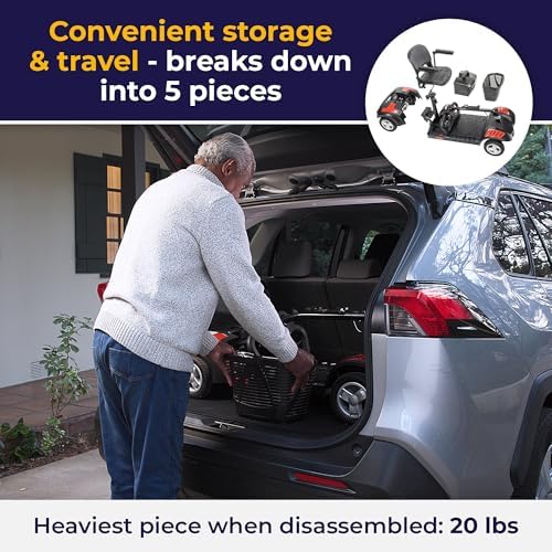 Drive Medical Drive Medical Scout Compact Travel Power Scooter, 4 Wheel - Image 10